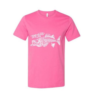 BoneHead Tackle T Shirt Pink