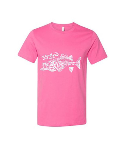 BoneHead Tackle T Shirt Pink