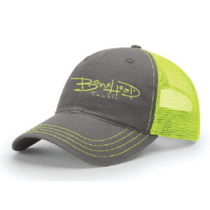Bonehead Tackle Cap (Richardson 111) Grey/Neon Yellow