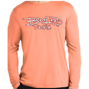 Bonehead Tackle Sun Shirts Coral