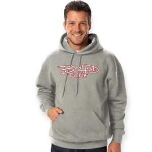 Bonehead Tackle Hooded Sweatshirt (Heather Grey)
